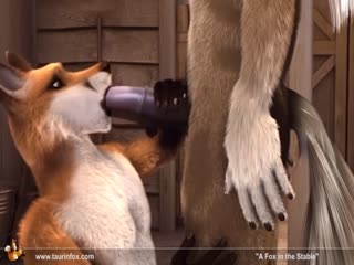 Furry horse 3D porn bestial in the barn